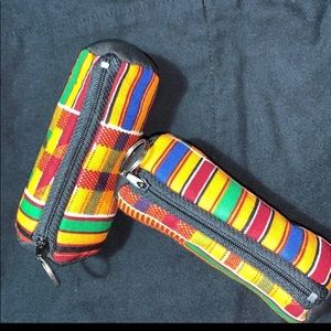African Zippered Pouches